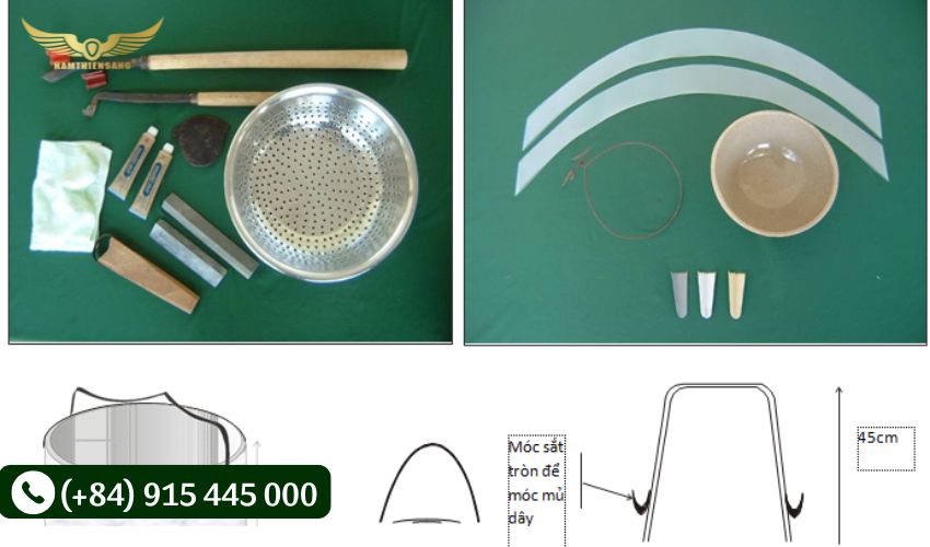Dụng cụ cạo cần chuẩn bị