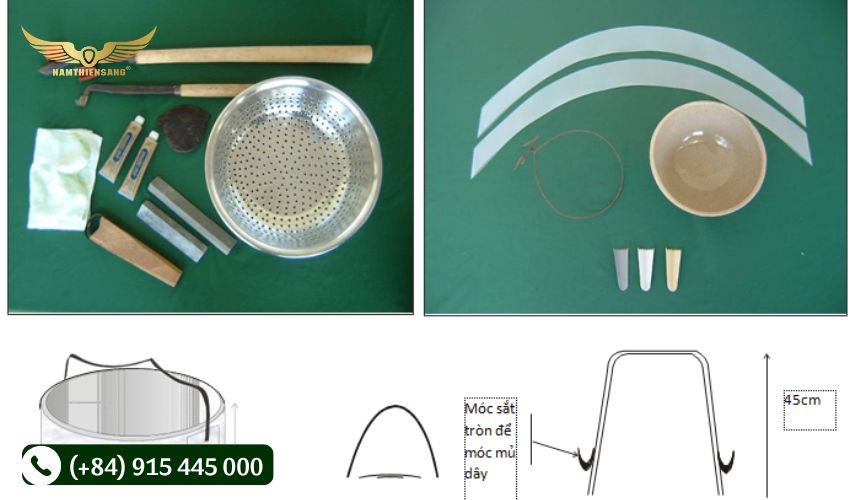 Các vật dụng cần thiết khi cao mủ vào ban đêm